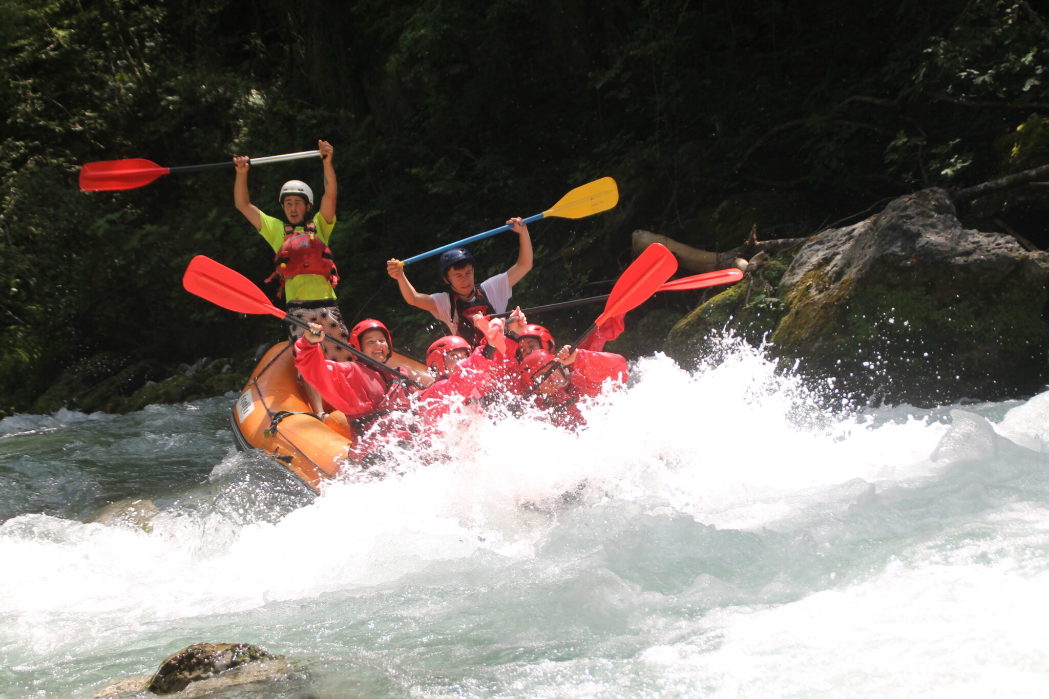 Rafting sulle rapide del Fiume Lao